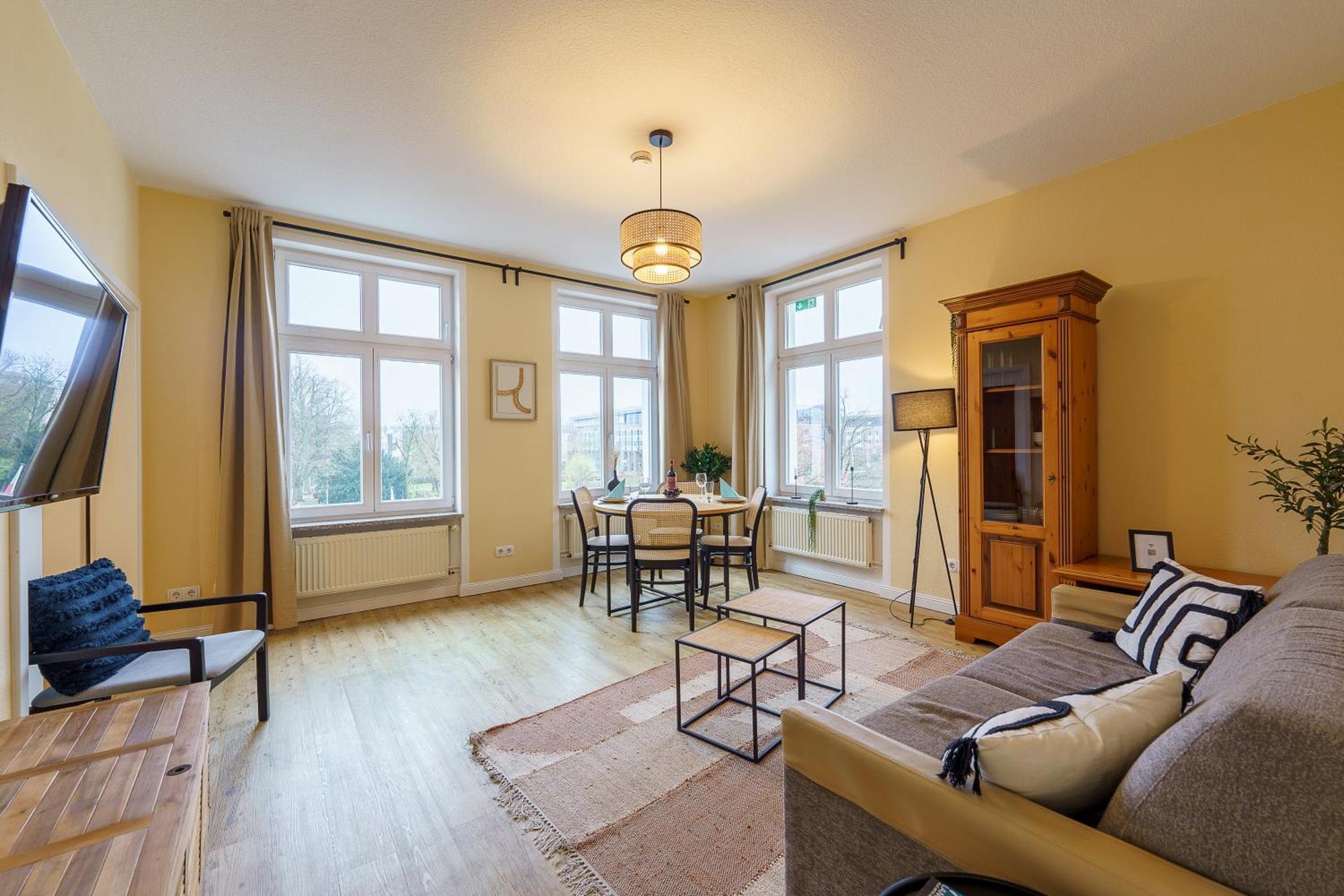 Apartment Mit Wasserblick Lübeck Exterior foto